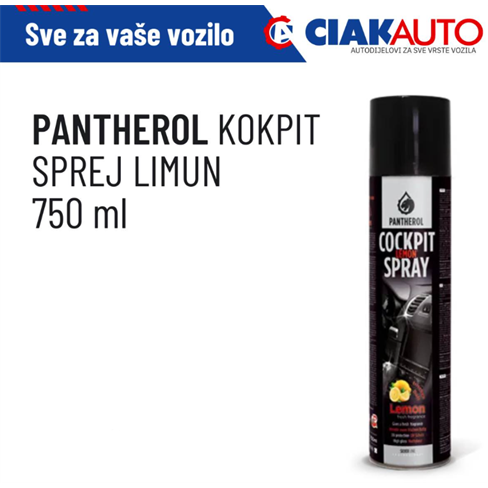 PANTHEROL KOKPIT SPREJ LIMUN 750ml