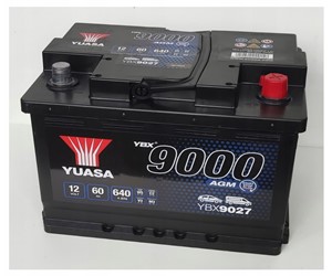 Akumulator YUASA Start Stop AGM 12V- 60Ah D+ 242x175x190